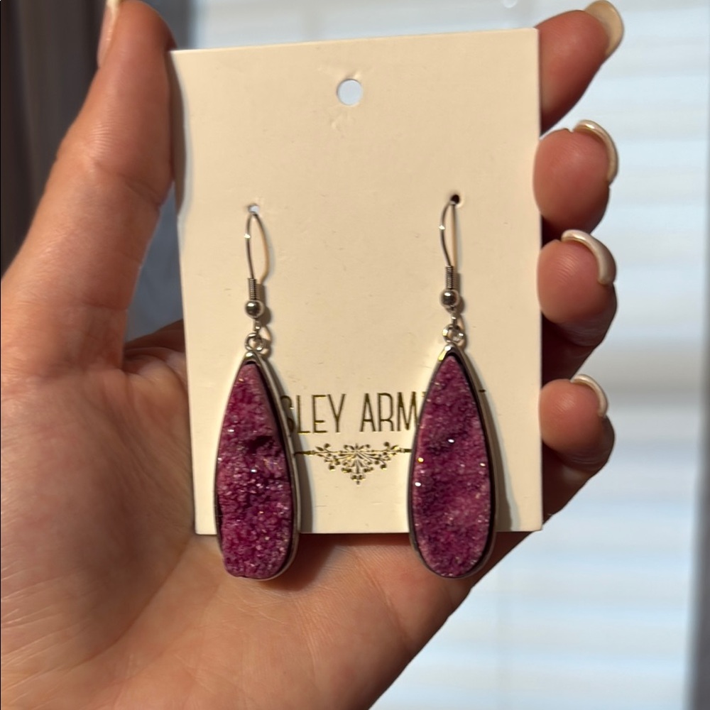 Purple Earrings